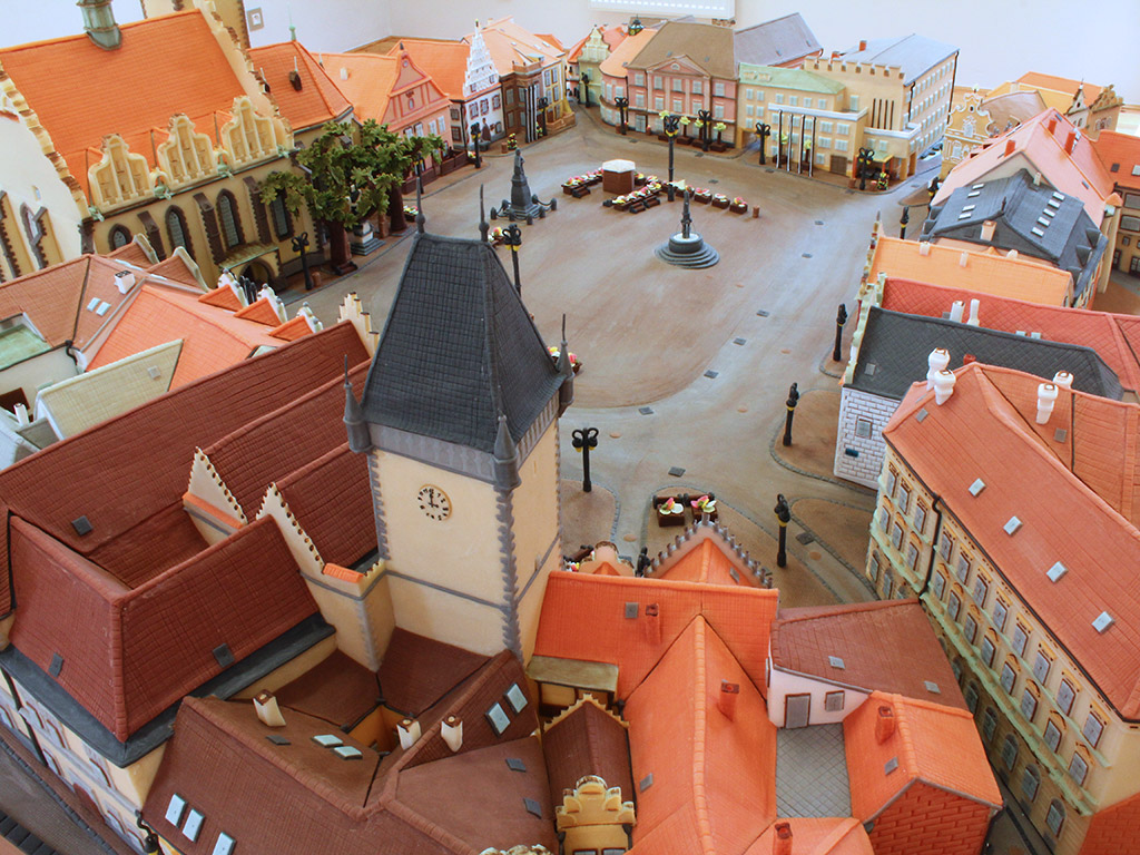 The Museum of Chocolate and Marzipan in Tabor (model of marzipan)